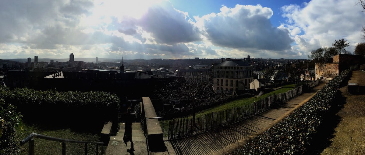 Vue panoramique de Liège