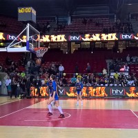 Les joueuses des Castors Braine à l'échauffement.