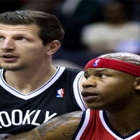 Mirza Teletovic sous le maillot de Brooklyn