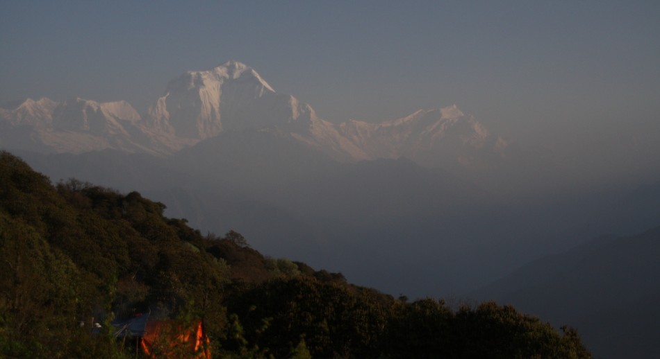 Vue sur l'Annapurna.