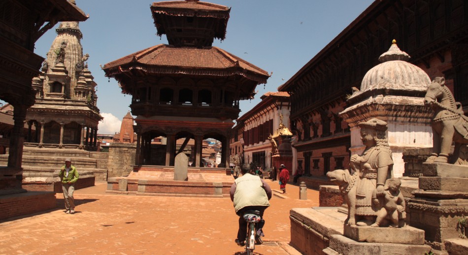 Temple dans la ville de Bhaktapur.