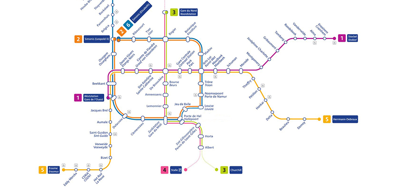 Plan du nouveau métro