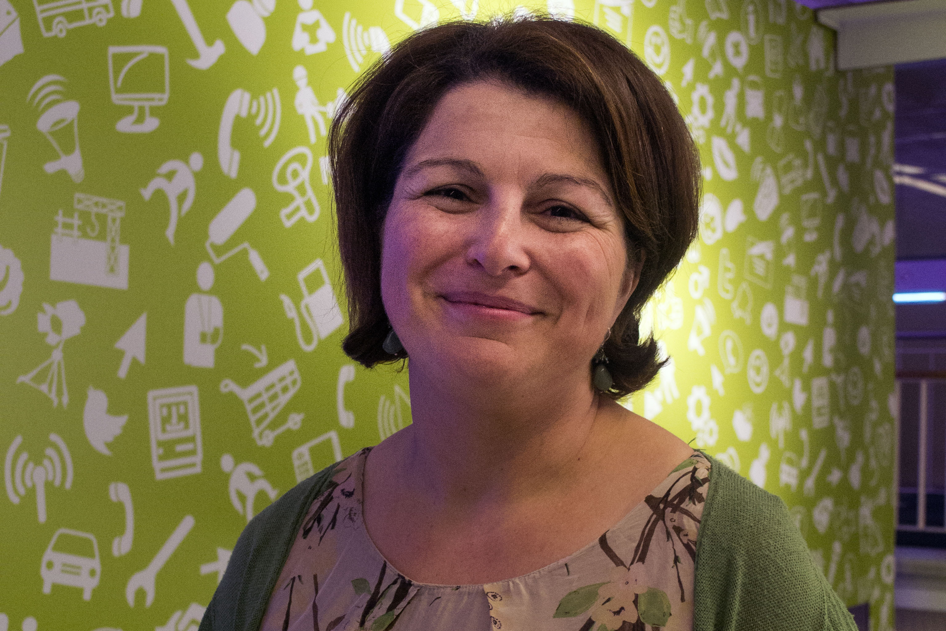 Marie-Hélène Ska, lors du congrès sur la participation des travailleurs, à Ostende.