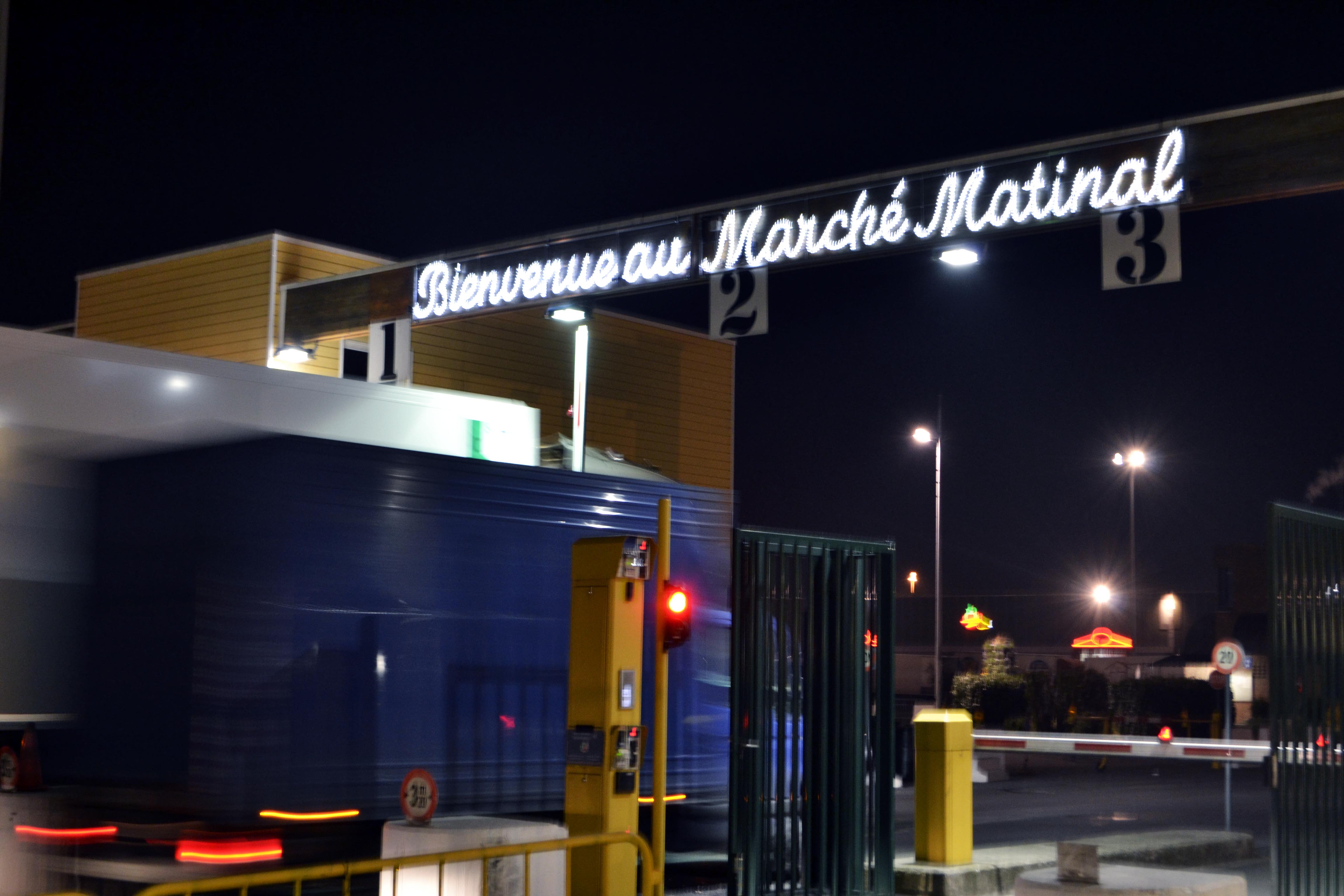 Mabru, le marché grossiste bruxellois situé entre Laeken et Schaerbeek.