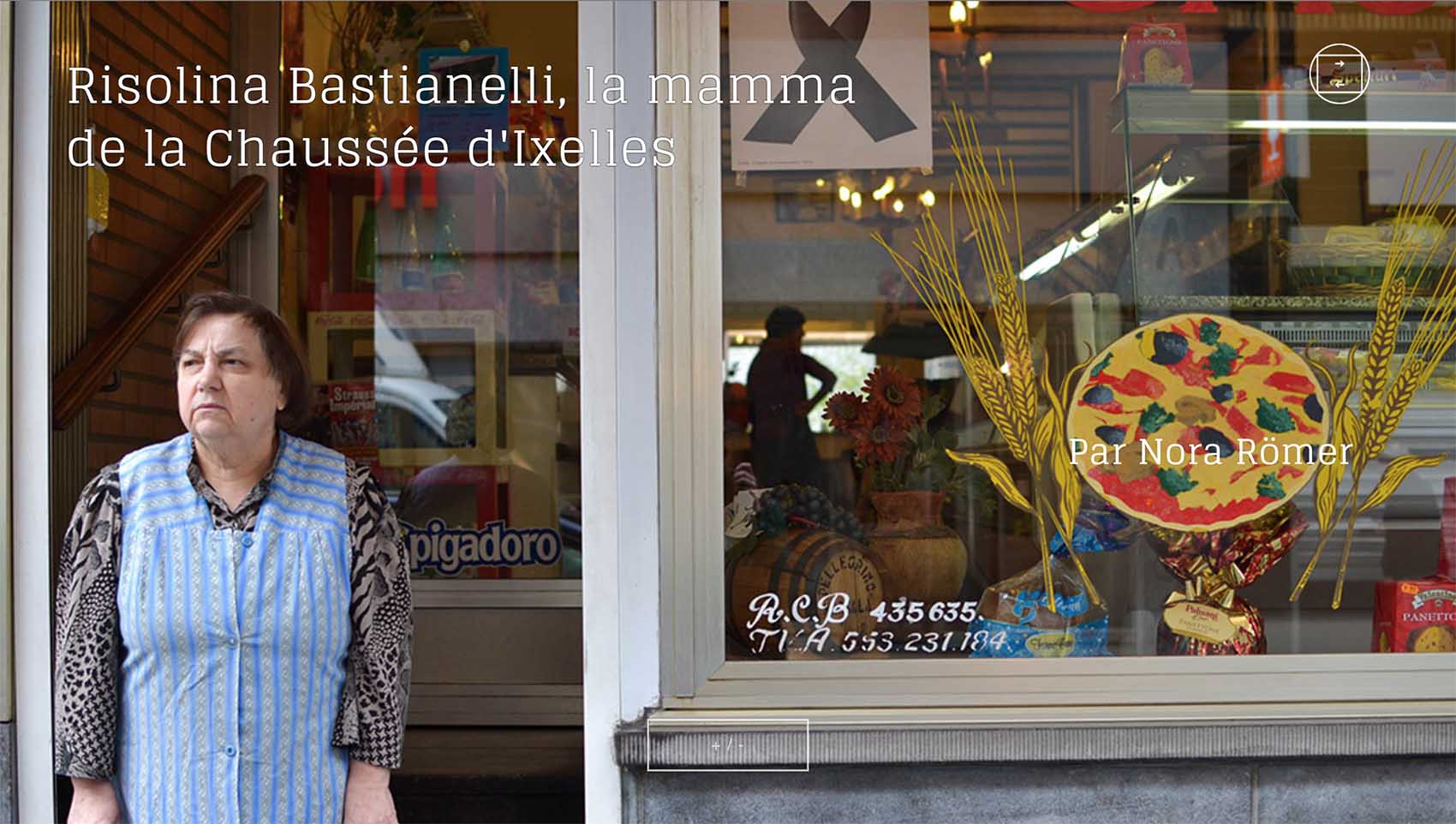 Diaporama "Risolina Bastianelli, la mamma de la Chaussée d'Ixelles"