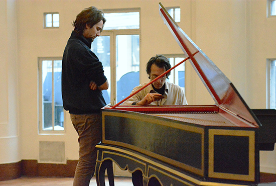 Frederick Haas, professeur de clavecin au Conservatoire Royal de Bruxelles