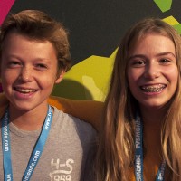 Rose et Laszlo, membres bruxellois du Jury Junior