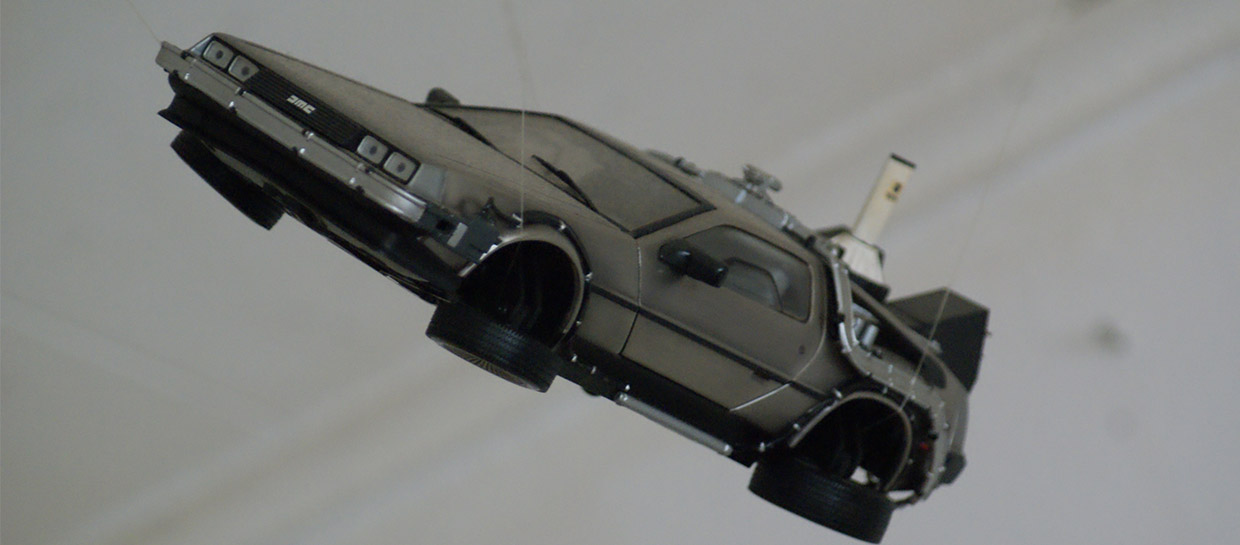 voiture Delorean Marty McFly