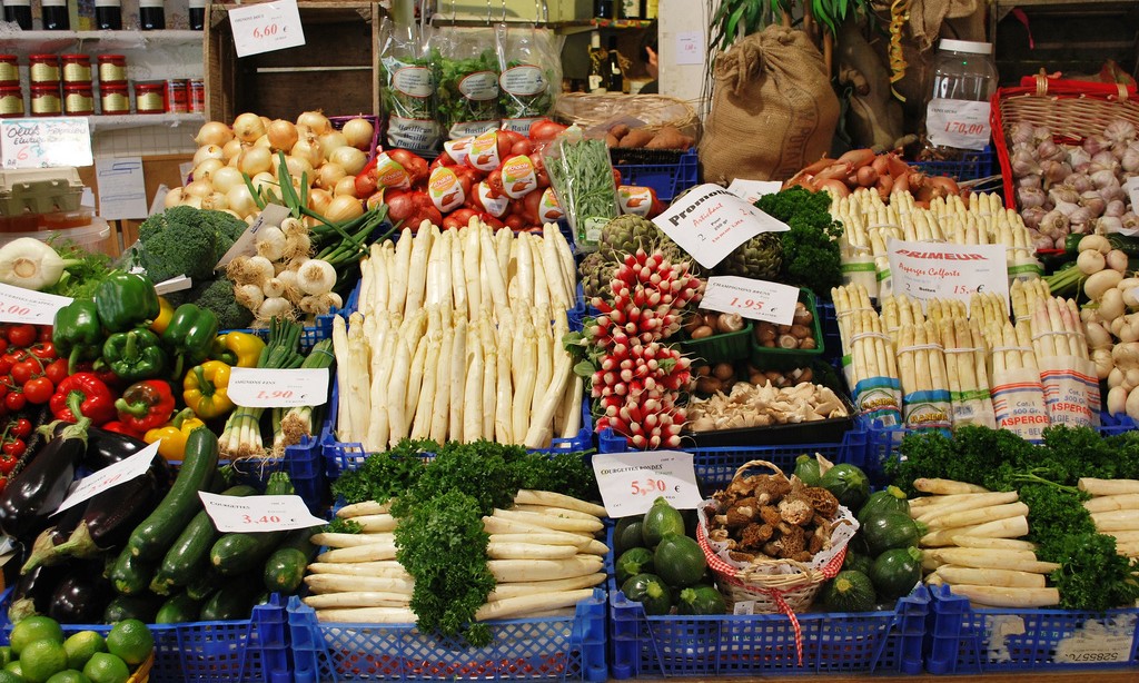 Stand de légumes belges