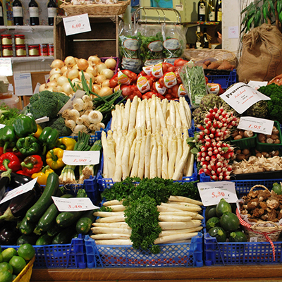 Stand de légumes belges