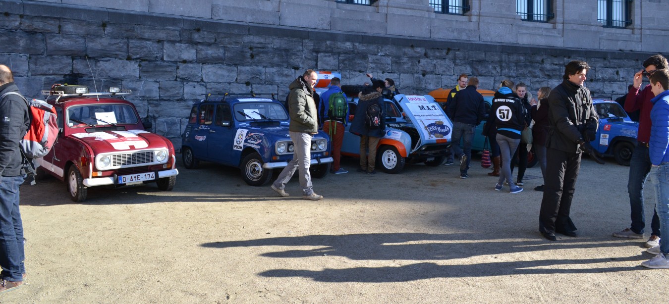 Départ belge du 4L Trophy