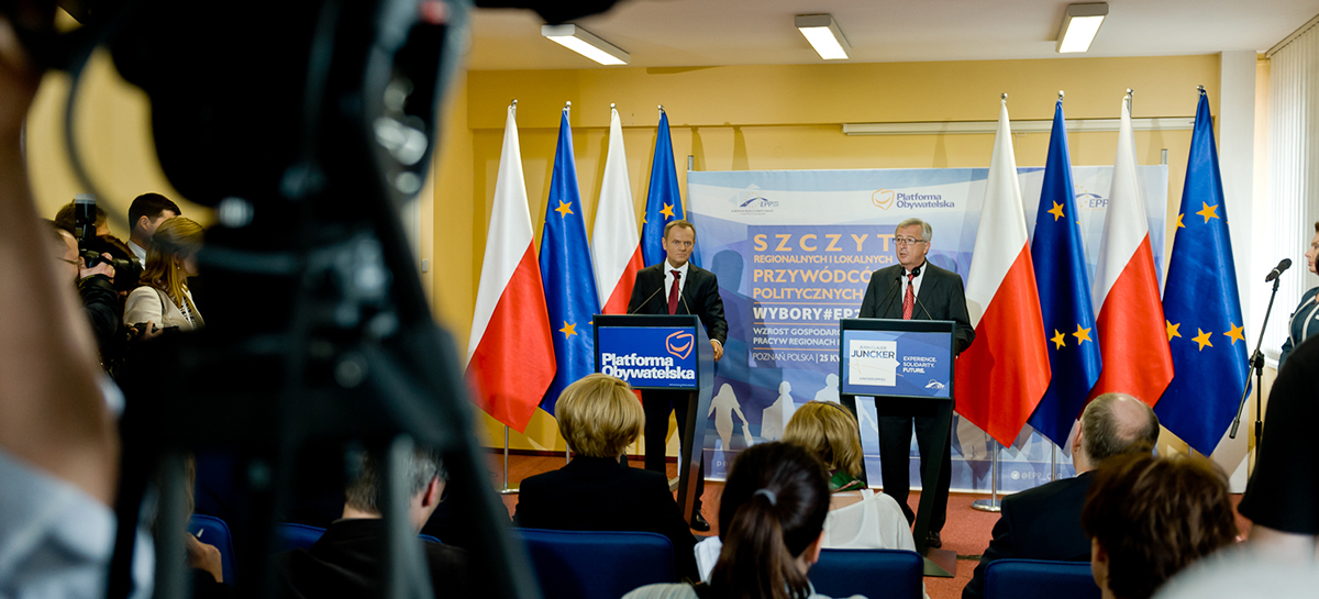 Jean Claude Juncker en visite en Pologne
