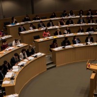 vue d'ensemble de l'assemblée du parlement jeunesse