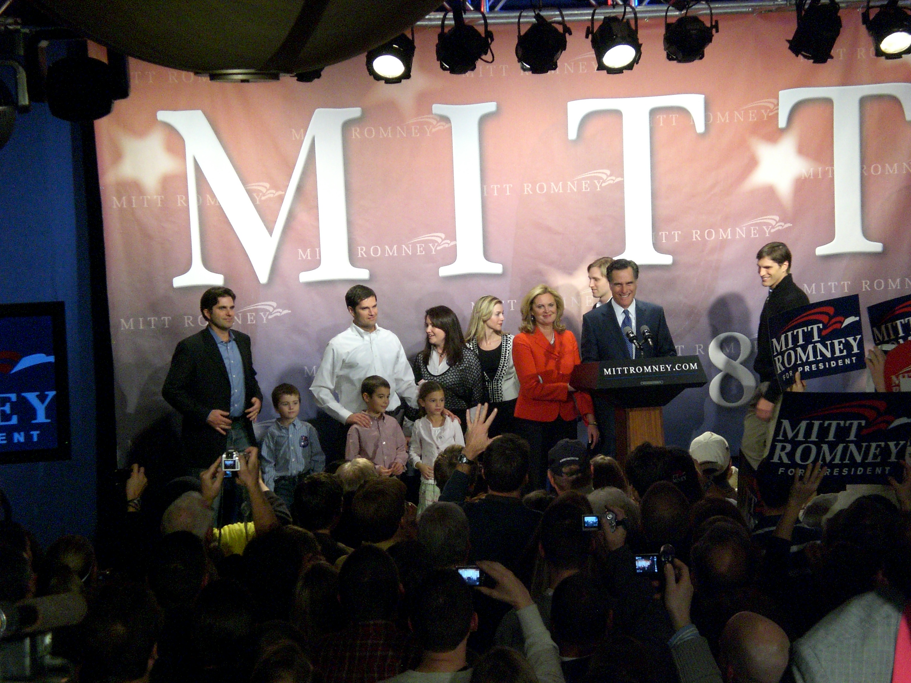 Mitt Romney et sa famille