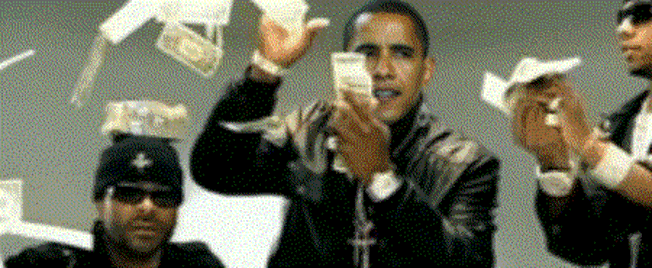 Barack Obama et de l'argent