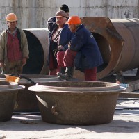 Travailleurs sur chantier