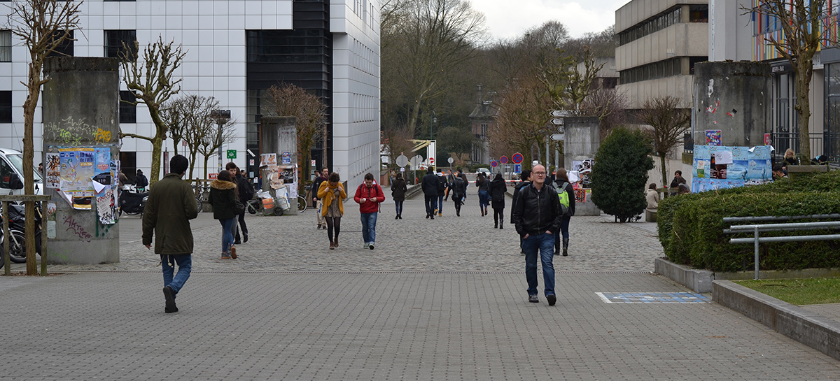 campus du Solbosch, au coeur de l'ULB