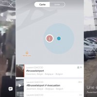 Screenshots de l'application Periscope