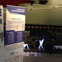 Affiche et char au Bastogne War Museum