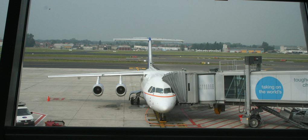 Avion à l'aéroport de Zaventem