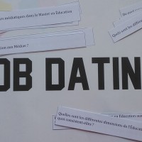Affiche du job dating des étudiants EAM