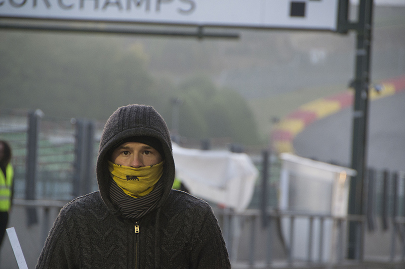 Nicolas Stas pitlane