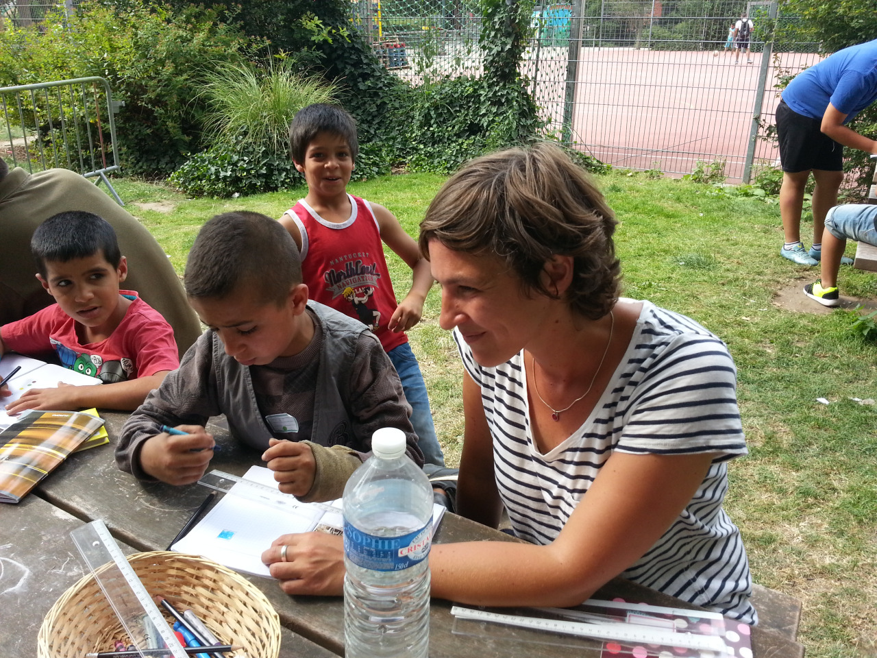 Ecole Ephémère dans le Parc de la Rosée à Anderlecht (c) La Petite Ecole