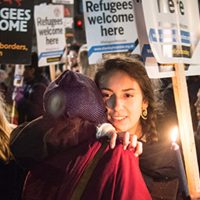 Refugee, welcome here - Londres