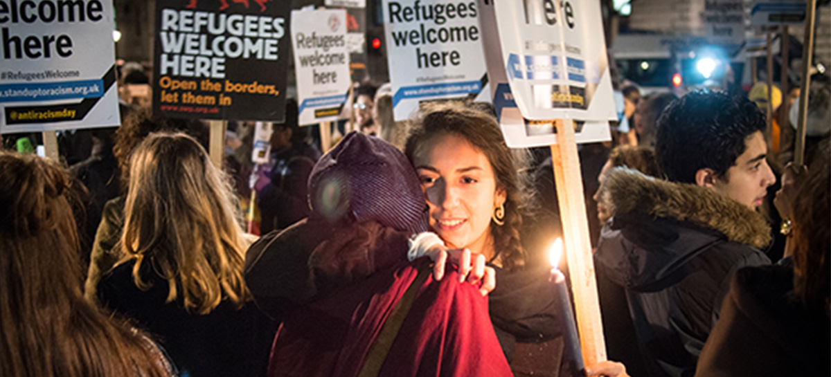 Refugee, welcome here - Londres