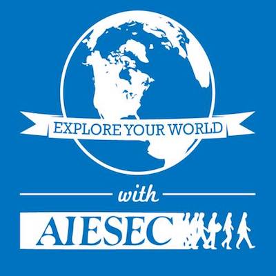 Logo : Explore your world with AIESEC