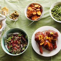 Photo d'une table de Thanksgiving