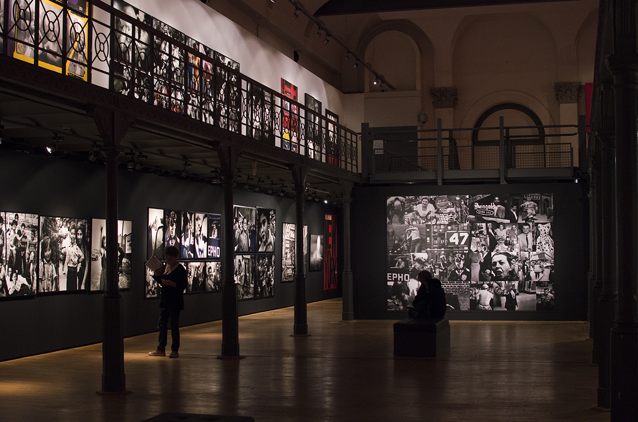 Série de photographie consacrées à New York, exposition 5 cities de William Klein au Botanique