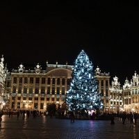 Grand-Place de Bruxelles illuminée pour les fêtes