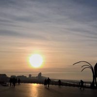 Couché de soleil à Oostende