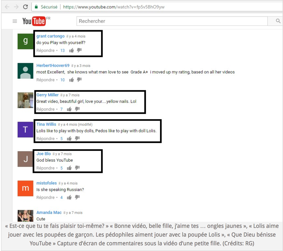 Youtube : repaire de pédophiles ? |Bruxelles Bondy Blog