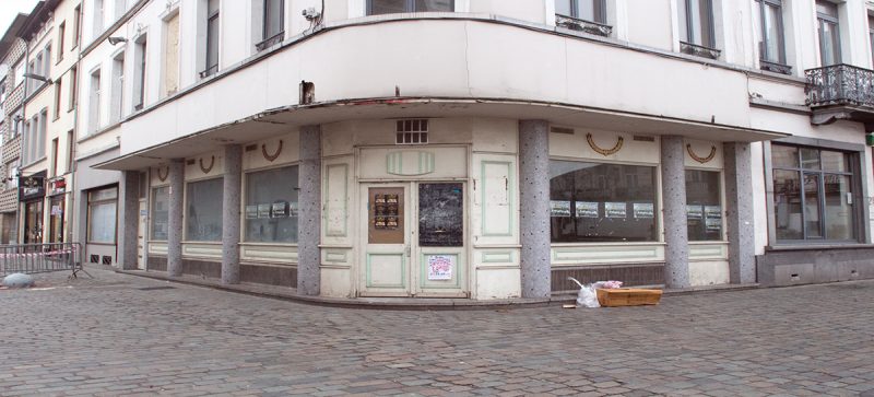 Bâtiment de la future brasserie artistique, sur la place communale de Molenbeek