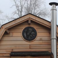 Toit de la première tiny house construite par Wildernest près de Louvain-la-Neuve. Image : Louis Van Ginneken