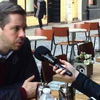 Nicolas Baygert interviewé par une journaliste du Bruxelles Bondy Blog