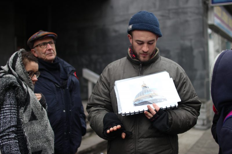 Thyl raconte l'incroyable histoire de ces deux graffeurs qui ont baptisé à la bombe la coupole du Palais de justice. Photo : Malaurie Chokoualé Datou