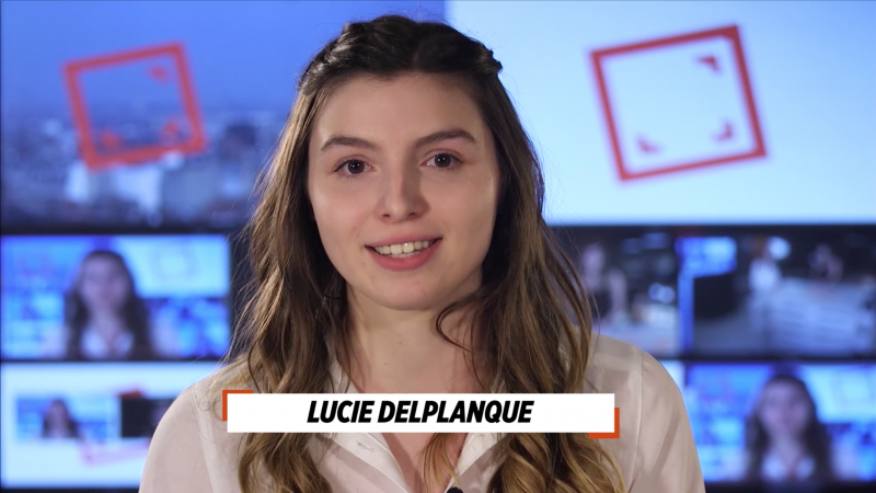 Lucie Delplanque, présentatrice de Bruxellez-moi !