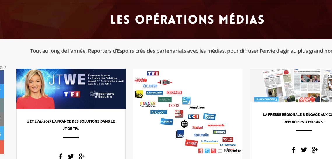 Le journalisme de solution Reporter d'Espoir