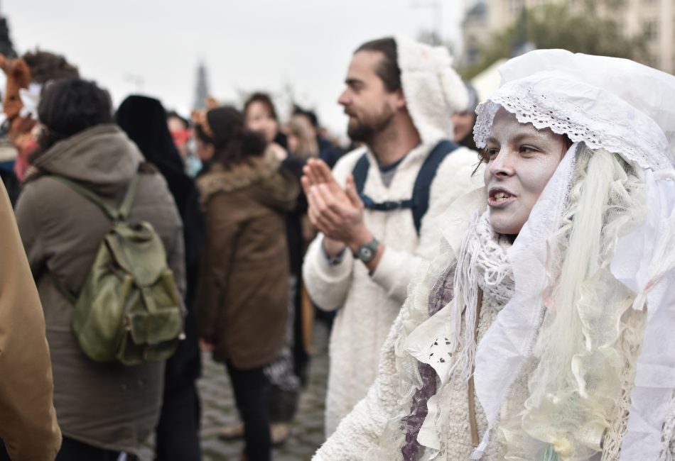 Déguisement original de méduse.