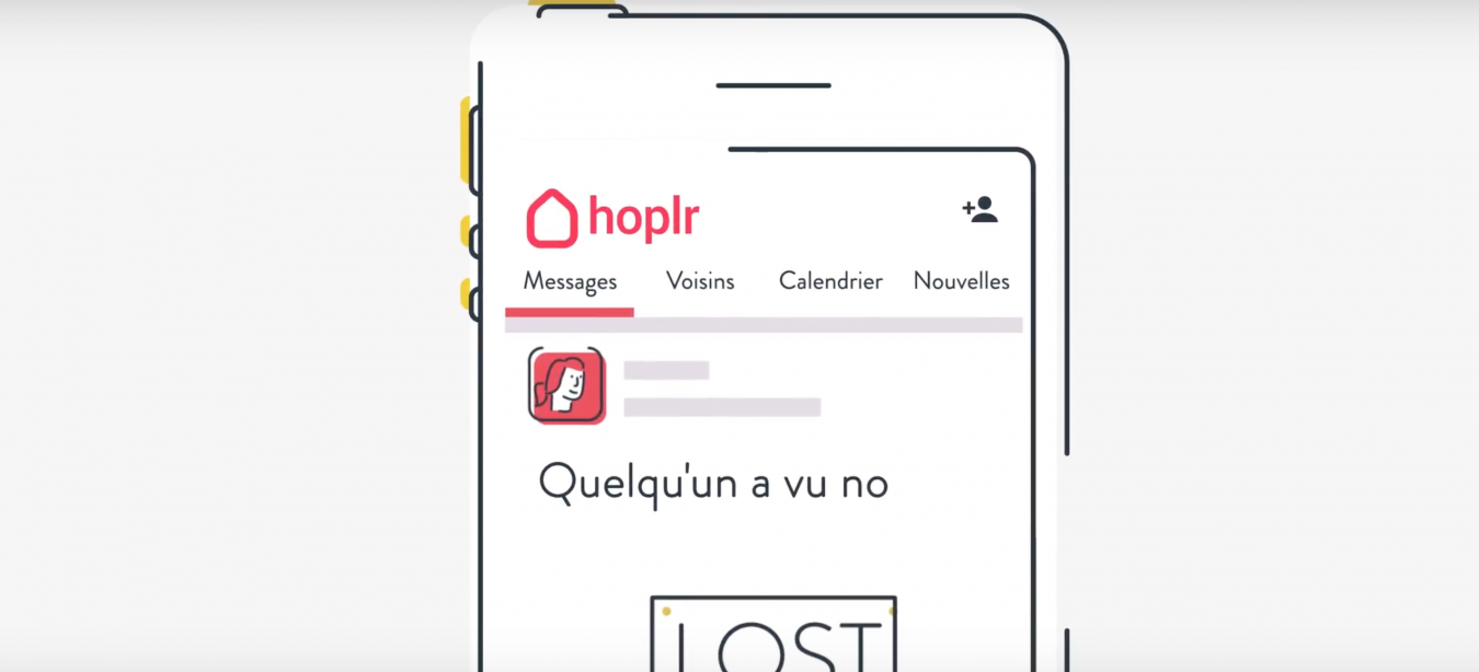 Animation de l'app Hoplr