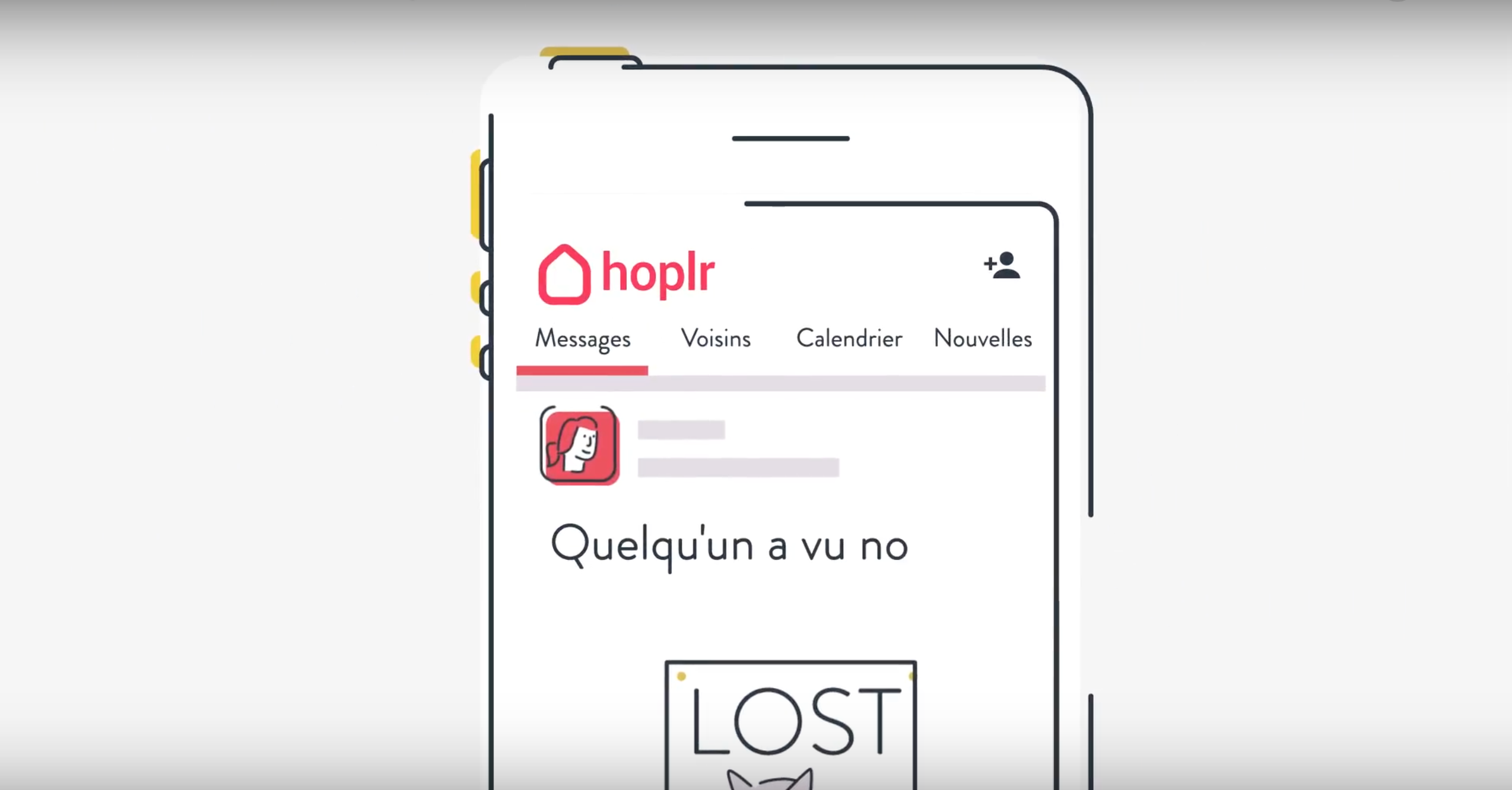 Animation de l'app Hoplr