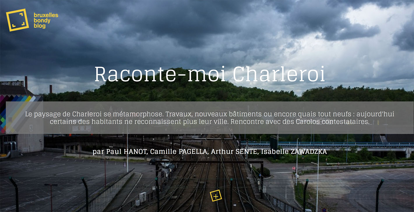 Une scroll "Raconte-moi Charleroi"