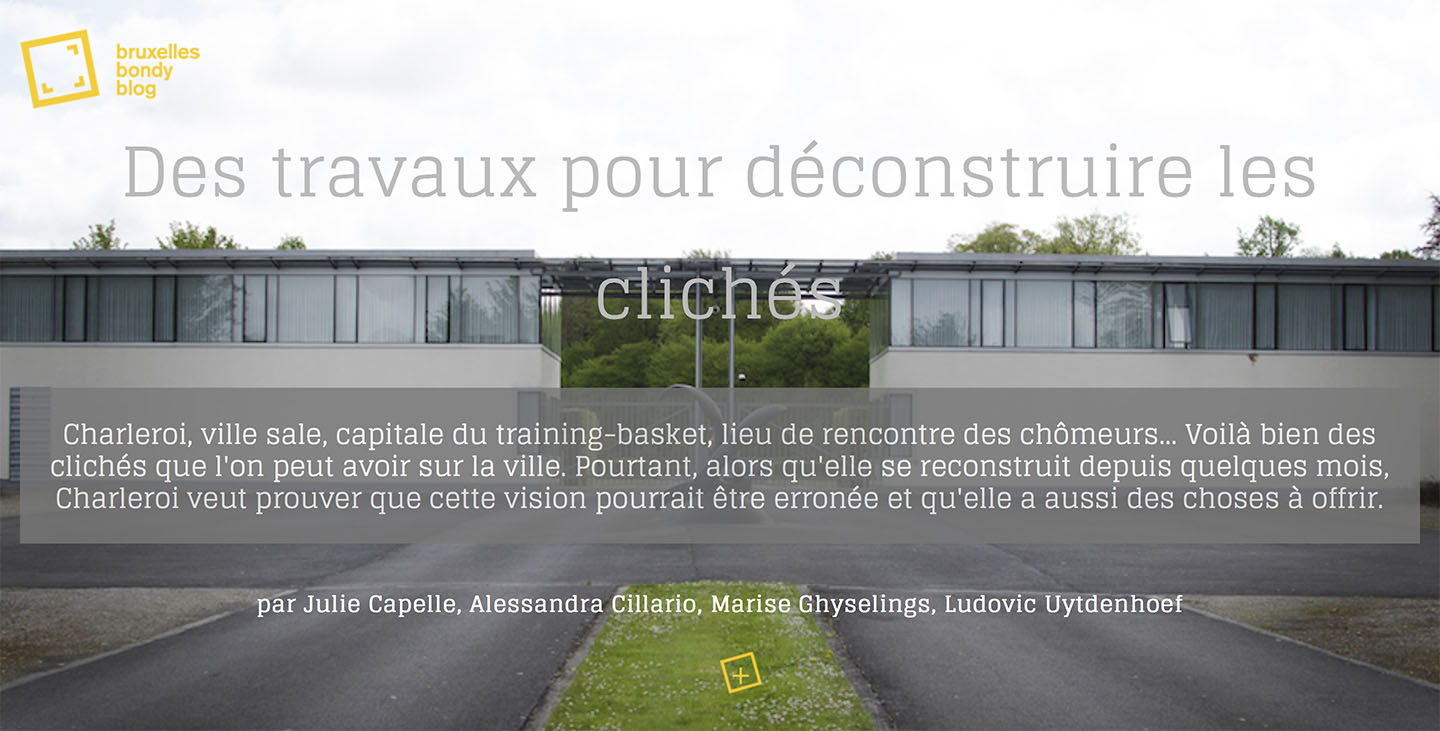 Une scroll "Des travaux pour déconstruire les clichés"