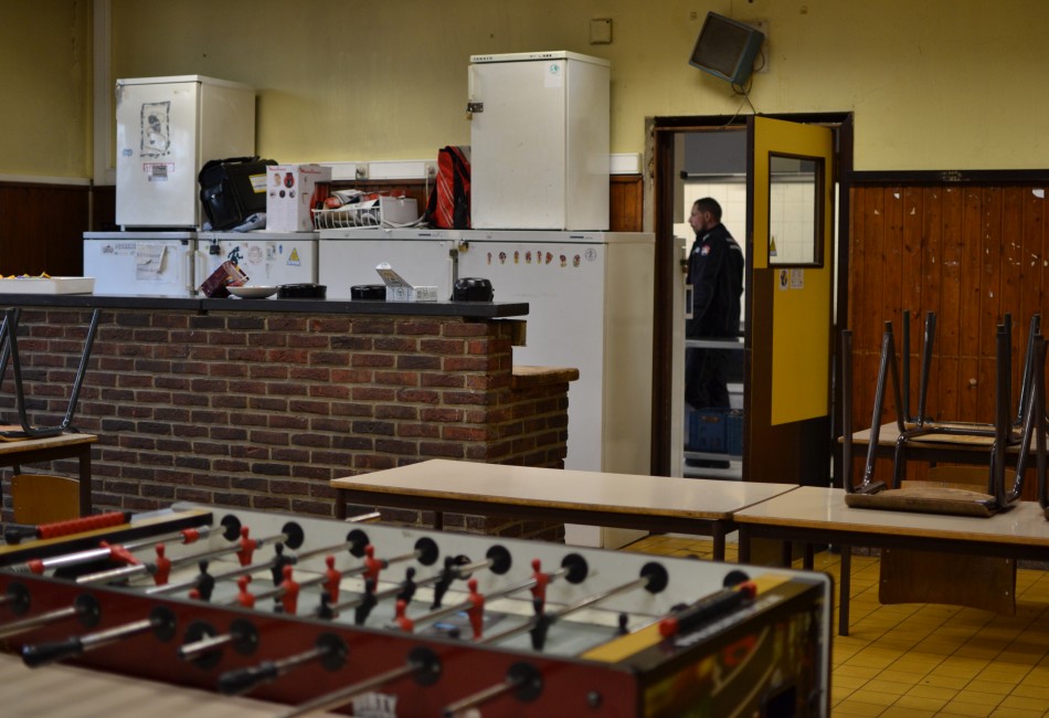 Photo prise dans la caserne des pompiers 