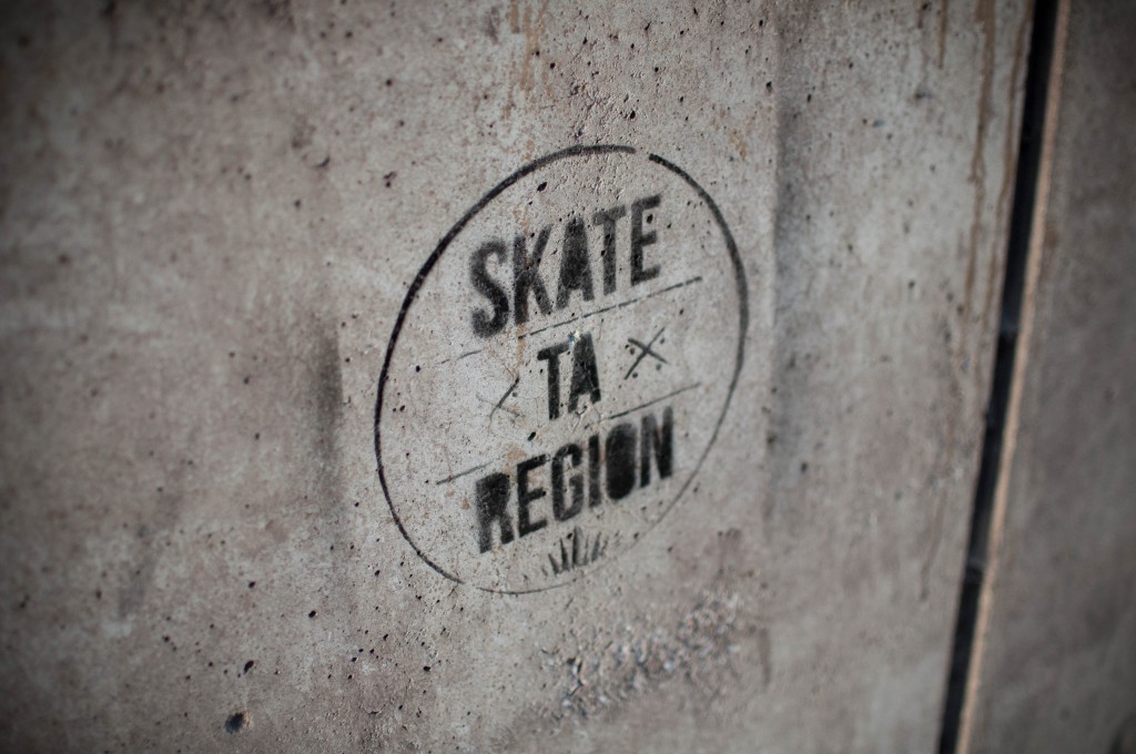 Ce tag se trouve juste en face du skatepark