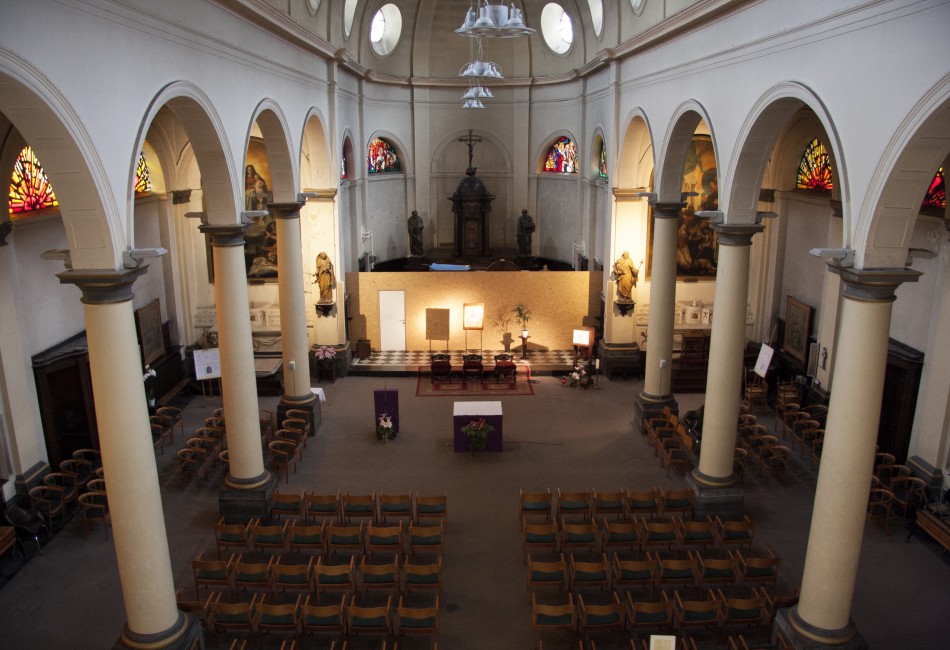 Vue du balcon de l'église 