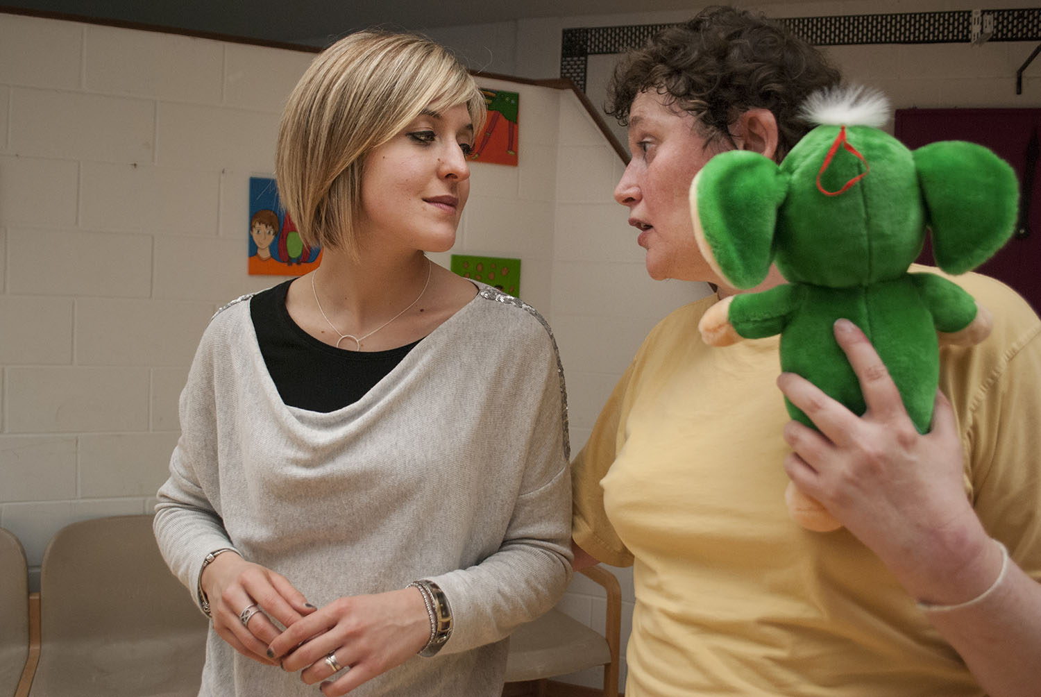 Cécile et Marie, éducatrice spécialisée au Chantoir